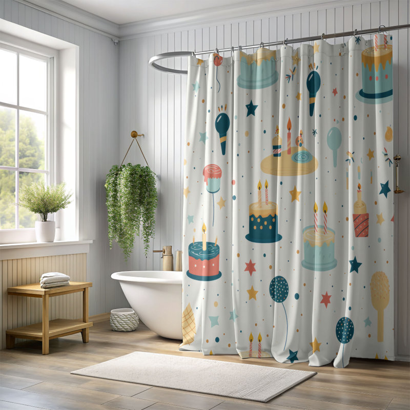 Rideau de douche Premium, H 74 po x l 71 po