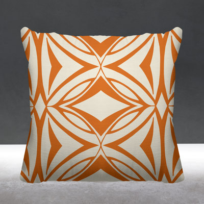 Eamon Abstract Outdoor Reversible Throw Pillow