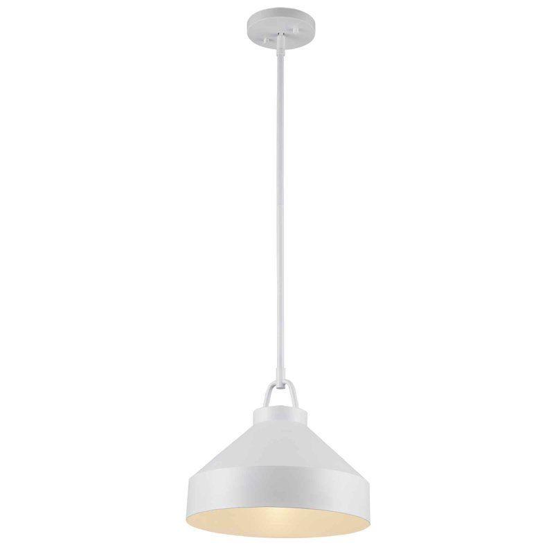 Orion 1 - Light Dome Pendant, White, 49.25" H x 12" W x 12" D