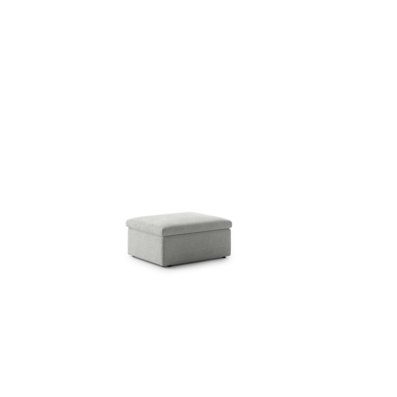 Otto Sleeper Ottoman  - Smoked Birch Top, Taupe