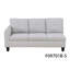 Ensemble de canapé modulaire en tissu gris clair avec repose-pieds 3 pièces-90726402-90726398