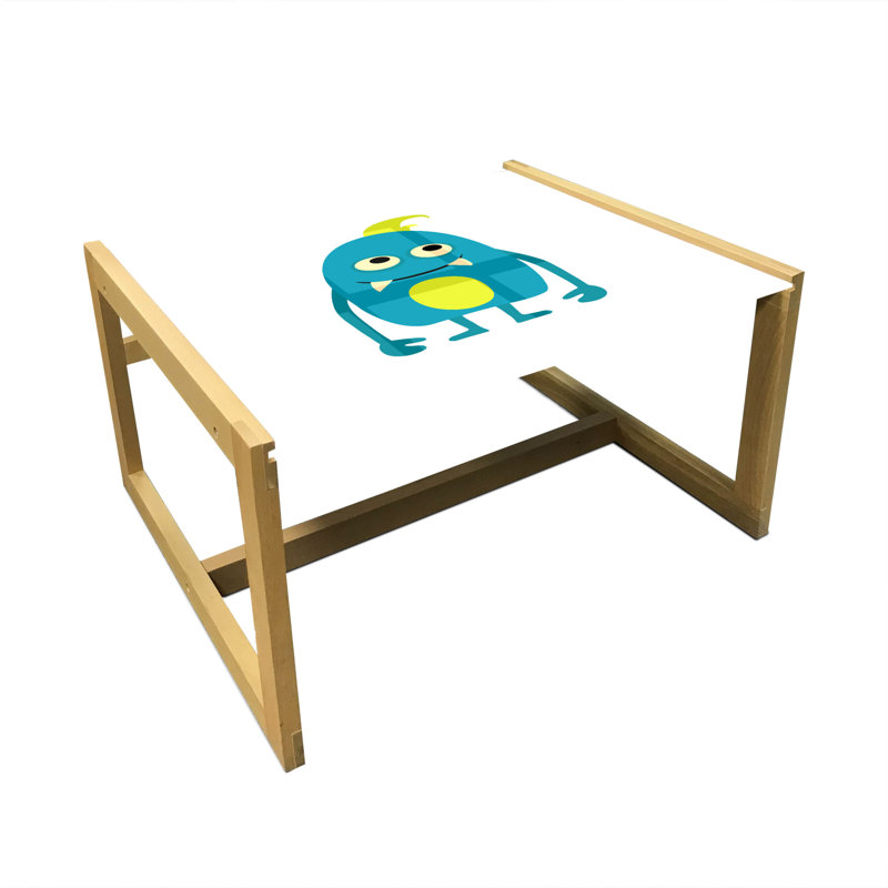 Sarai Trestle Coffee Table, 40cm H x 74cm W x 62cm D