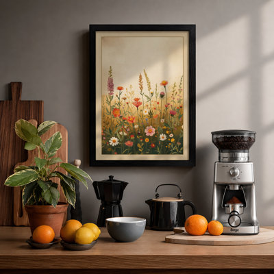 Wildflower Meadow Botanical - Framed Print