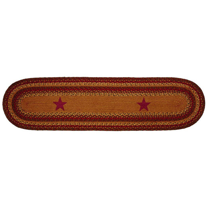Tapis Carlia, Brun / Rouge / Vert