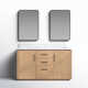 Cloverfield 60'' Double Bathroom Vanity