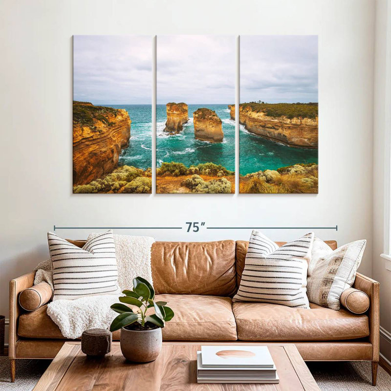 Gillard Loch Ard Gorge Cliffs, 42" H x 65" W