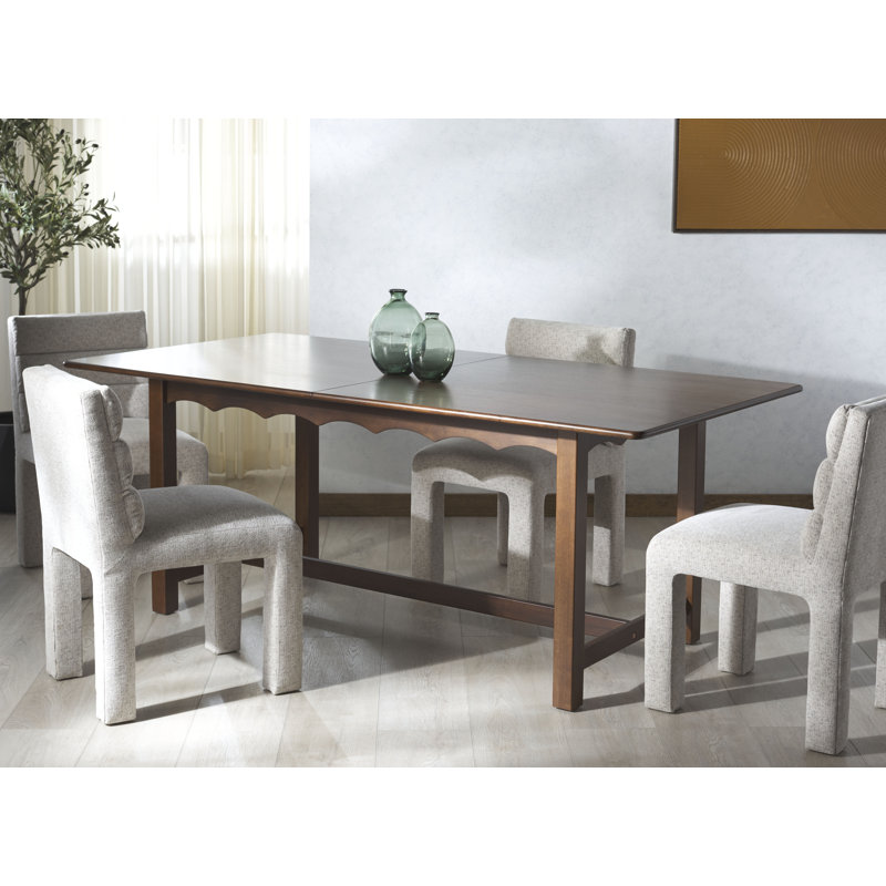 Rhylee Extendable Dining Table, Black