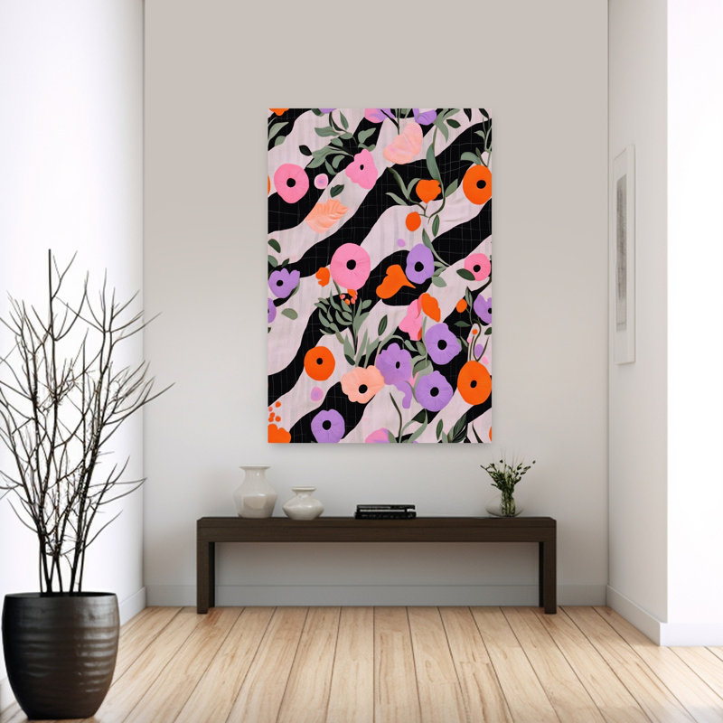Art contemporain contemporain abstrait, H 60 po x l 40 po