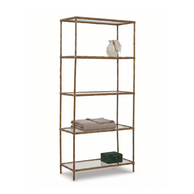 Bibliothèque en aluminium H 72 "x H 32" Hightower