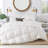 Winter Warmth White Down Duvet Corner Tabs-Baffle Box Design Comforter-750 Fill Power Down-74498068