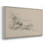 Croquis rétro - Toile tendue avec châssis encadré LXVII-189030703-189030698