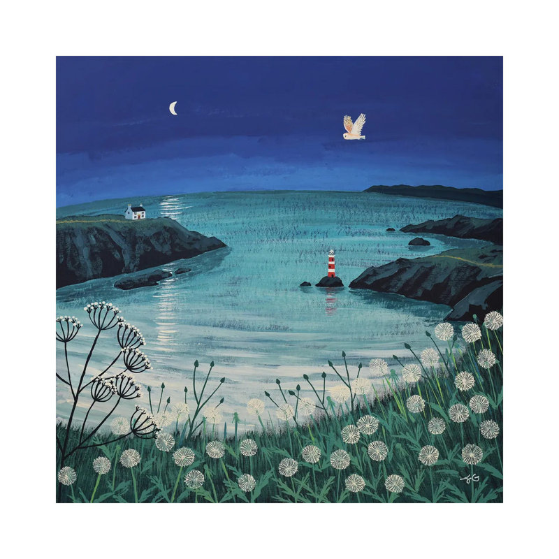 Time And Tide by Jo Grundy - Wrapped Canvas Print, 66.04 cm H x 66.04 cm W