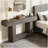 Rustic Farmhouse Console Table With U-Shaped Base-36128693