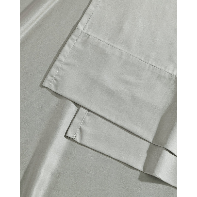 Natural Premium Bamboo Machine Woven Flat Sheet, Full / QueenFlat Sheet, Boulder