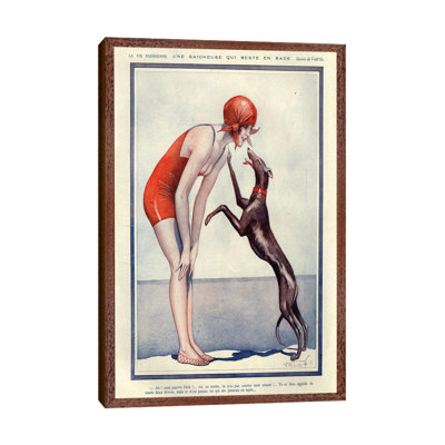 1925 La Vie Parisienne Magazine Plate - Print on Canvas