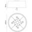 Eurich Terylene With Cotton Fabric Flush Mount-33702016
