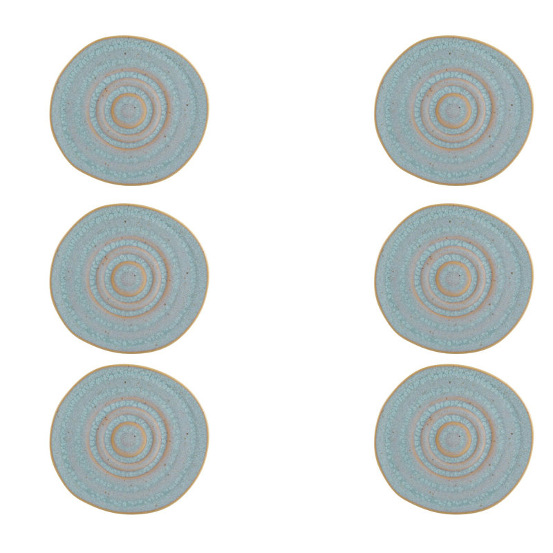 Gemstone Moonstone Stoneware Saucer