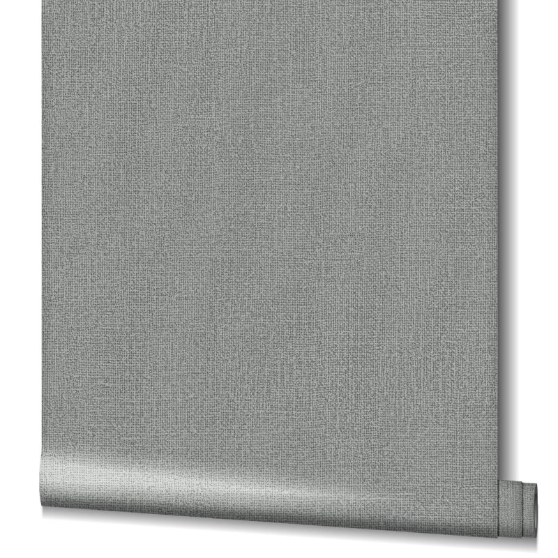 Rouleau de papier peint tissé texturé Kumano, Gris