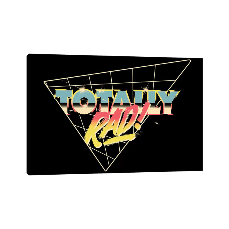 Totally Rad by Mathiole - Print on Canvas, Wrapped Canvas, 66.04 cm H x 45.72 cm W x 1.91 cm D