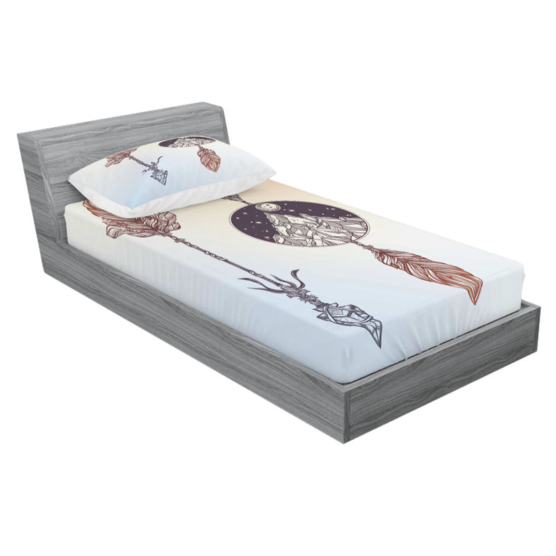 Microfiber Sheet Set, Twin Sheet Set with Fitted Sheet