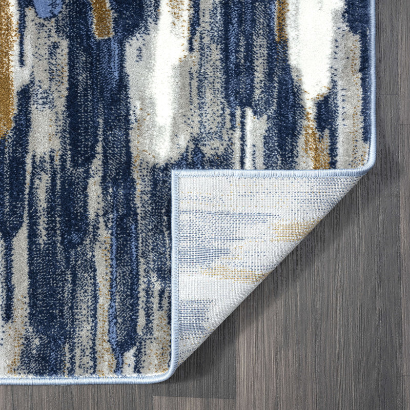 Abstract Indoor Rug, Rectangle 5'3" x 7'6"