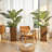 24" H Tall Planter Pot Set of 2 - Large Indoor and Outdoor Planters for Front Porch and Patio-433542886