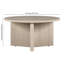 Table basse ronde en blanc d'aulne de 32 po Anders-291004882-335132681