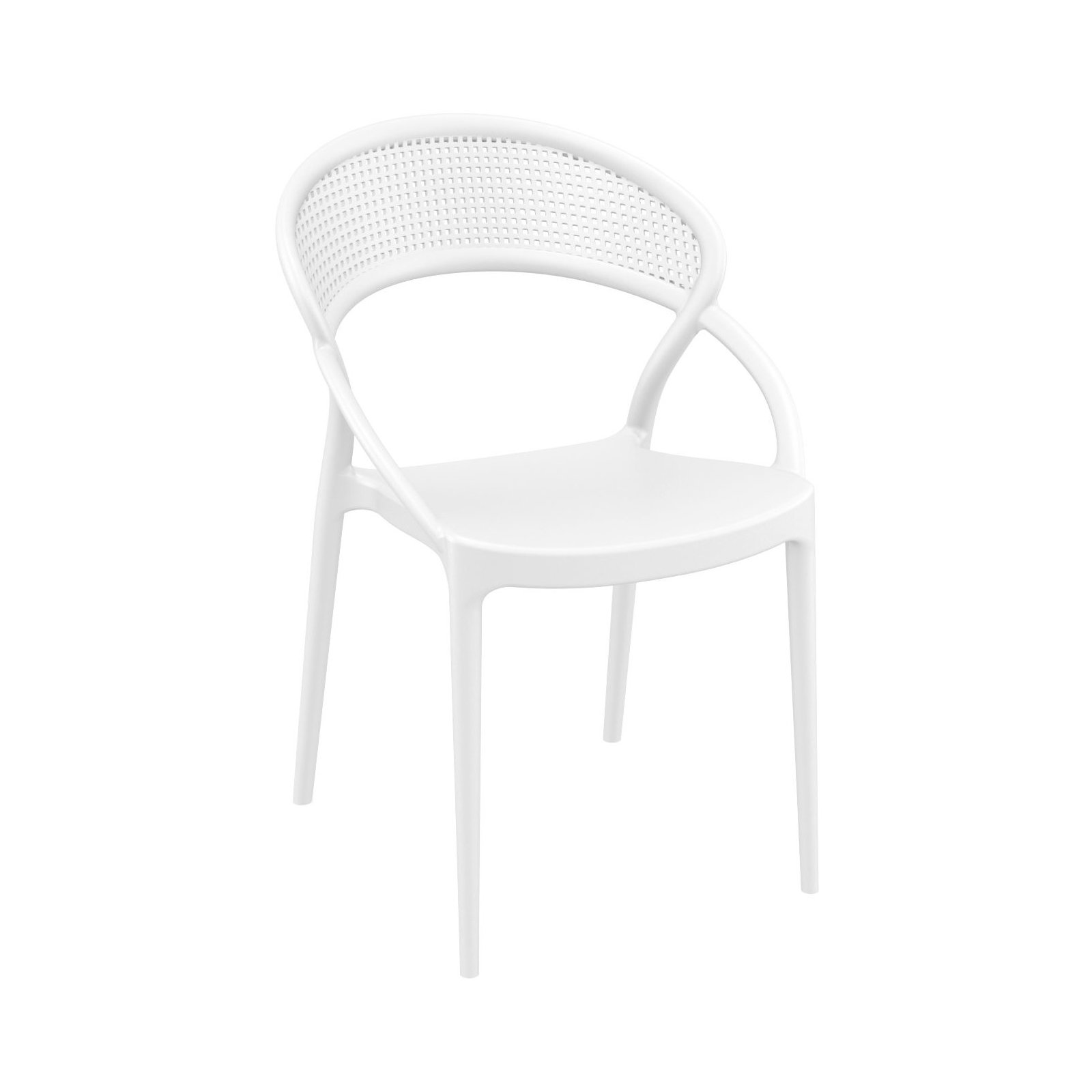 Farrah Sunset 2 Person Seating Set, White