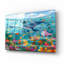 Art mural en verre «Great Barrier Reef» par DoodleScapes, 16 po x 12 po
