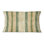 Gold Green Stripes IV - Stripes Lumbar Pillow