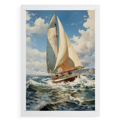 NAUTICAL Series CCCXLVII -Canvas Print Only - NOT FRAMED
