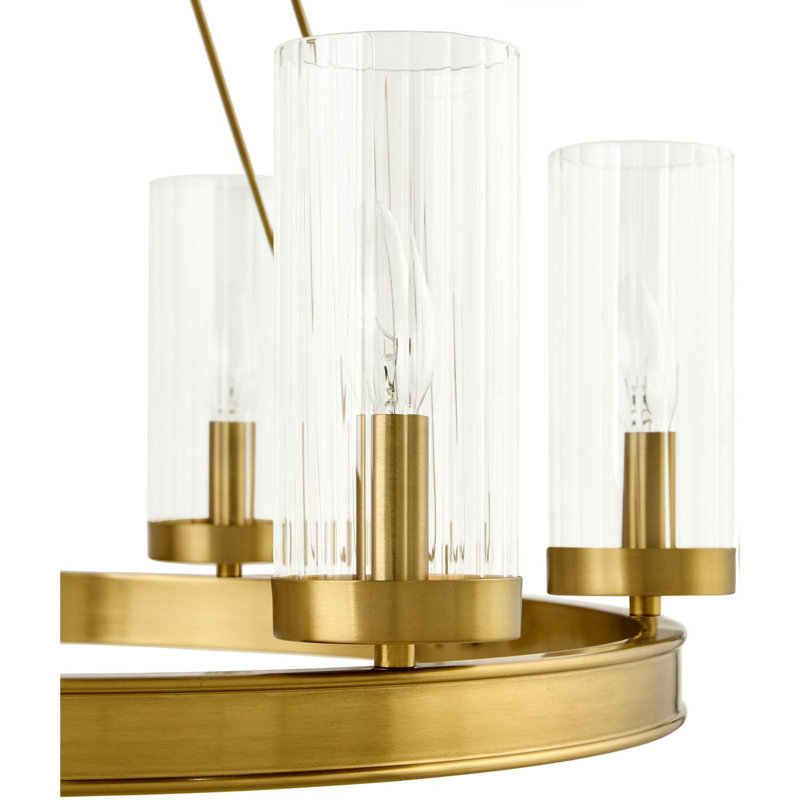 Adelmo Patterson Chandelier, Brass