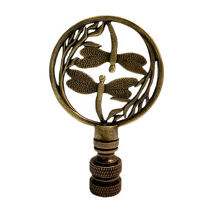Faîteau lampe double libellule