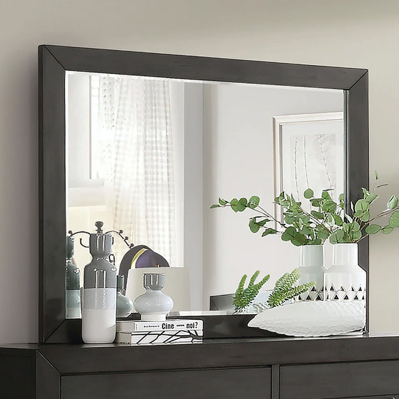 Miroir Behnam gris foncé