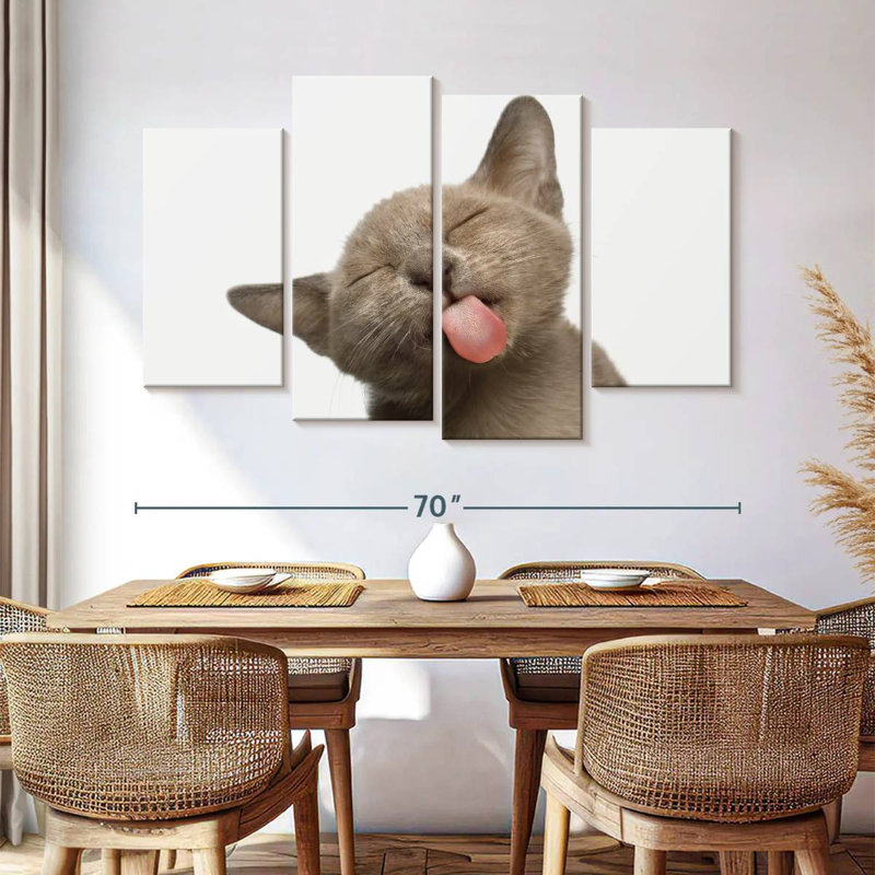 Brampt Cat's Tongue, 42" H x 68" W