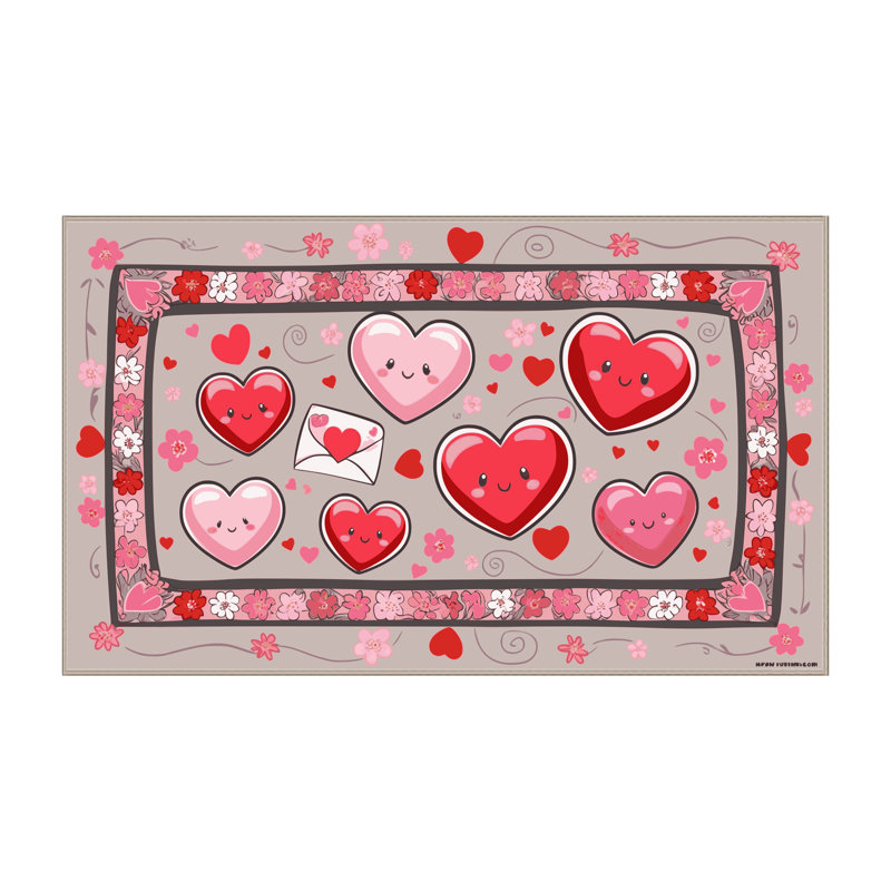 Tapis des fêtes de fin d'année The Holiday Aisle®, Rectangulaire 8 pi x 12 pi