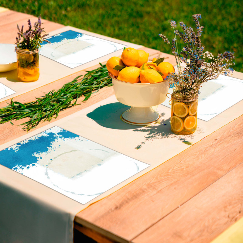 Polyester Abstract Rectangle Placemat