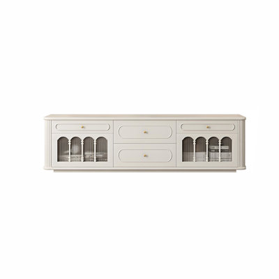 70.87" Simple Retro Solid Wood TV Stand