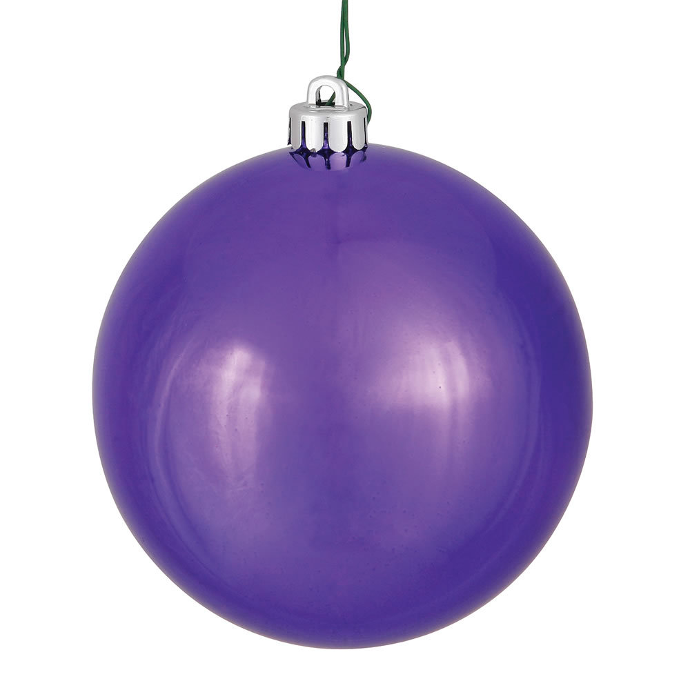 The Holiday Aisle® 6" Shatterproof Bauble, Plum