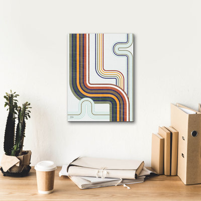 Art mural sur toile Wrought Studio ™ «Retro Subway 2» par Melissa Averinos