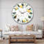 Horloge murale surdimensionnée Mediterranean Breeze XII-343096519