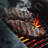 Kamado Joe Half Moon Cast Iron Grill Grate for 18 in. ClassicJoe