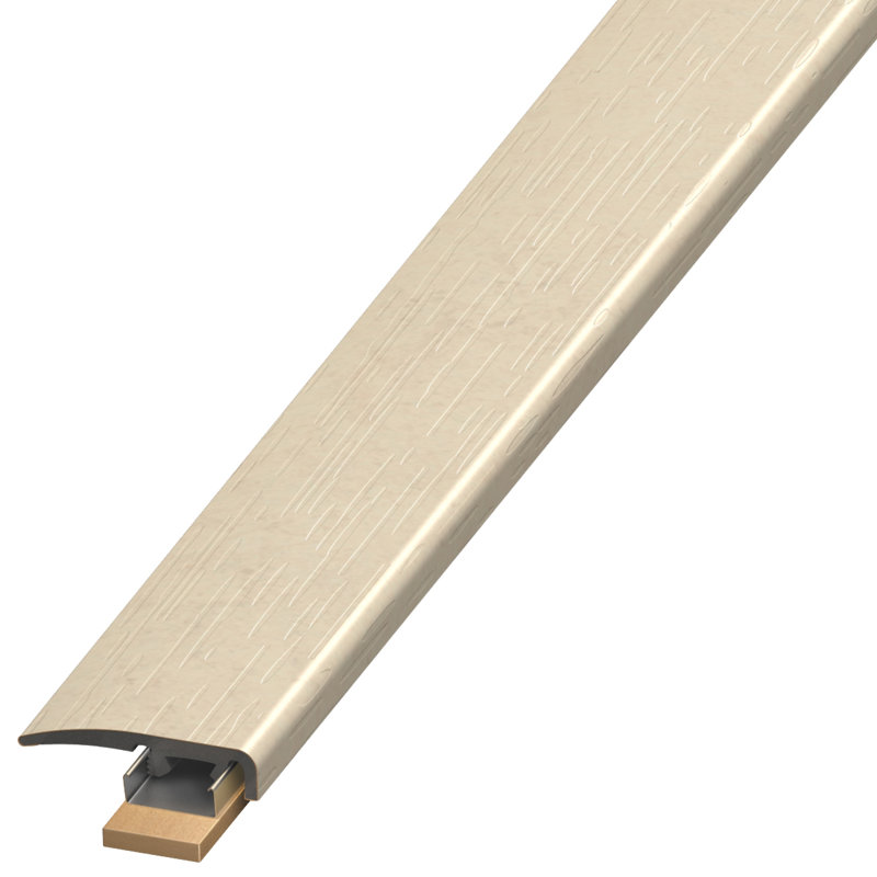 Plastique 0,31 po d'épaisseur 1,38 po de largeur 94 po Seuil / Embout, Barbade