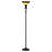 Harmond Glass Torchiere Floor Lamp - Bronze