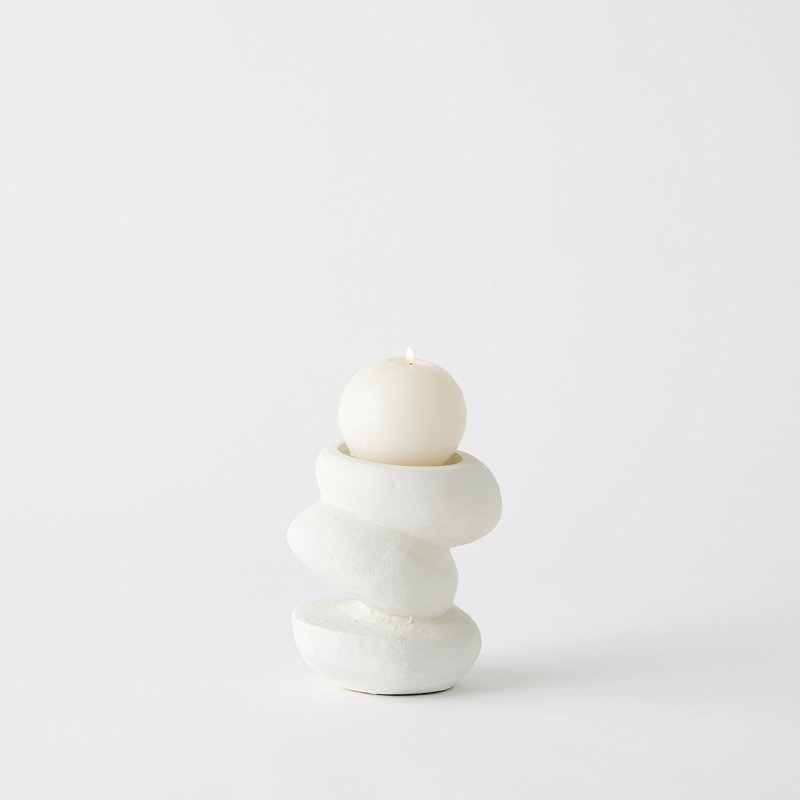 Porte-bougie Pradier - Blanc - Sm