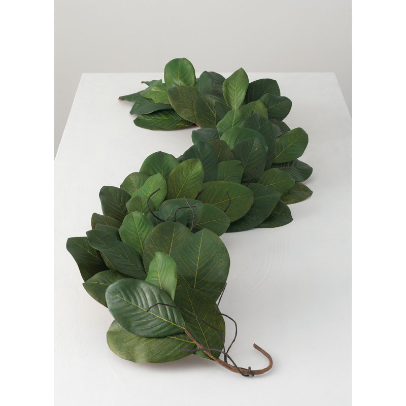 Allport 72'' in. Faux Magnolia Garland