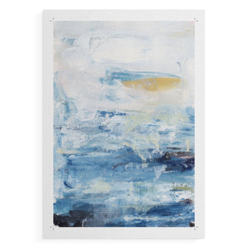 Vagues sur le sable I - Impression sur toile seulement - non encadrée, H 18 po x l 12 po