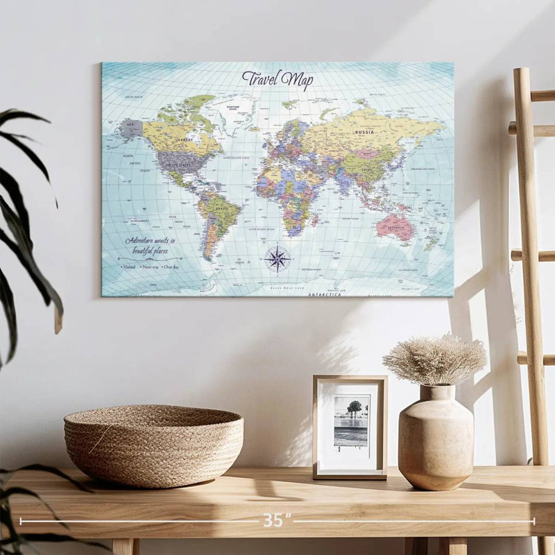 Bouton-poussoir Amrico World I, H 16 po x l 24 po