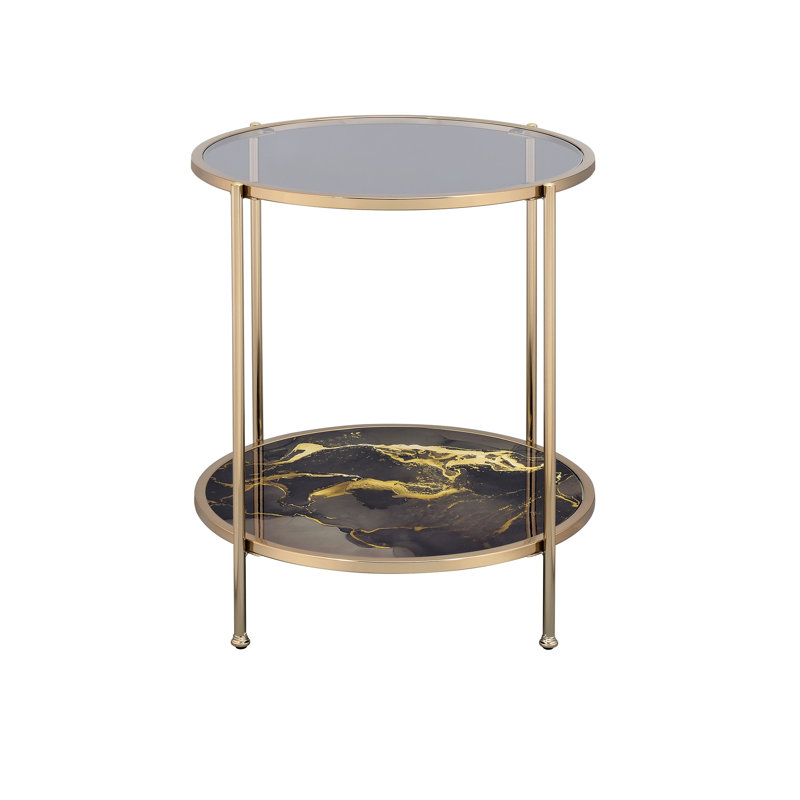 Fiorella Black Marble Print