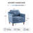 32" W Modern Soft Faux Leather Chair-1917316408